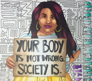 YOUR BODY IS NOT WRONG, SOCIETY IS.